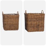  Košara za rože s shranjevanjem 2 pcs Rjava Ratan Lacak, (5000285959) | Shoptok.si