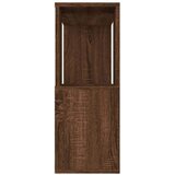 vidaXL Ormarić za knjige / pregrada boja smeđeg hrasta 80 x 24 x 63 cm | shoptok.hr