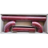 Magnum Dimovodni set emajlirani (cev1m/cev 0,5m/koleno 2kom) fi. 120mm Cene