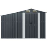 vidaXL Vrtna lopa antracitna 277x93x179 cm pocinkano jeklo | Shoptok.si