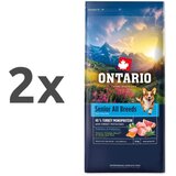 Ontario Senior All Breeds Monoprotein - puran in sladki krompir 2 x 12 kg Cene