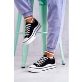 S. BARSKI Women's Tied Sneakers Black Menifee | Eponuda.ba