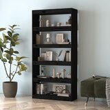 Ormarić za knjige / sobna pregrada crni 80x30x167,4 cm borovina | Eponuda.com