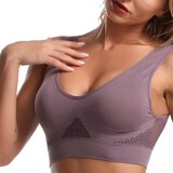 IZMAEL Športni brezšivni modrček - Vijolična / M | Shoptok.si