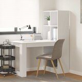  Stol s policom Bijelo 122 x 67 x 145 cm Konstruirano drvo | shoptok.hr