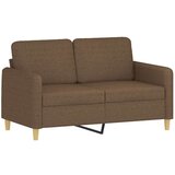  2-dijelni set sofa s jastucima smeđi od tkanine | shoptok.hr