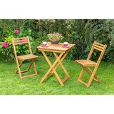 Gardenson Vrtna Zložljiva Miza Porto, 60x74x60cm, Masivno | Shoptok.si