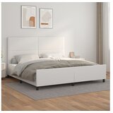 Za krevet s uzglavljem bijeli 200x200 cm od umjetne kože | shoptok.hr