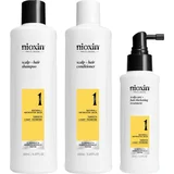 System 1 komplet za prorijeđenu prirodnu kosu 150 + 150 + 40 ml