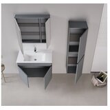 Hanah home Kupatilski ormarić sa umivaonikom i ogledalom (2 komada) Tivoli 85 692 | Eponuda.com