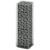 vidaXL Gabionska košara s poklopcima od pocinčane žice 100 x 30 x 30 cm | shoptok.hr
