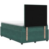  Boxspring krevet s madracem Tamnozelena 120 x 190 cm Baršun | shoptok.hr