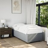  Okvir kreveta bez madraca svjetlosivi 90x200 cm od tkanine | shoptok.hr