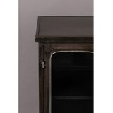 Dutchbone črna kovinska vitrina 60x100x35 cm denza – | Shoptok.si