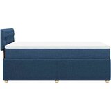  Krevet s oprugama i madracem plavi 90 x 200 cm od tkanine | shoptok.hr