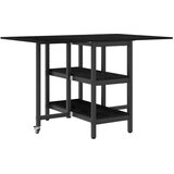  Blagovaonski stol 122 x 80 x 76 5 cm Konstruirano drvo - Crni hrast | shoptok.hr