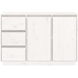  Komoda bijela 111 x 34 x 75 cm od masivne borovine | Eponuda.com