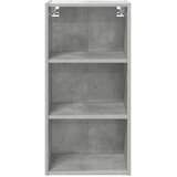Viseći ormarić s pohranom Betonski sivi 40 x 29,5 x 80 cm | shoptok.hr