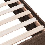  Posteljni okvir rjav hrast 140x190 cm inženirski les | Shoptok.si