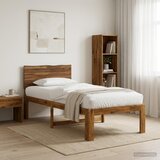  Krevet s uzglavljem ROSTOCK Prirodna 90 x 200 cm | shoptok.hr