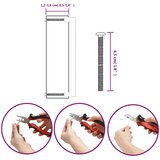  Ručke za ormarić 10 kom srebrne 224 mm od nehrđajućeg čelika | shoptok.hr