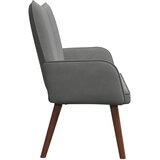 SOFA za dvije osobe Tamnosiva 115 x 61 x 87 cm Baršun | shoptok.hr
