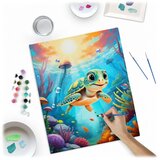 Massido slika po broju 40x50 cm kornjača | shoptok.hr