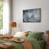  Slika - Astral Calm: Stars Scattered Over Delicate Clouds 120x80 U prirodnom drvenom okviru | shoptok.hr