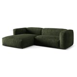 Micadoni Zelena kutna garnitura od bouclé tkanine (s lijevim kutom) Martina – Home | shoptok.hr