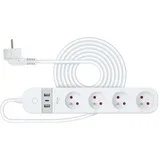 Pametni produžni kabl sa prekidačem 4Z + 2xUSB-A+1xUSB-C 1,5m Wi-Fi Tuya