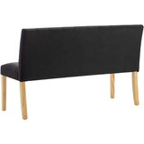  Klop 140 cm črn žamet - Klop, (21494826) | Shoptok.si
