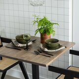 WOOOD Blagovaonski stol s hrastovom pločom stola 80x80 cm Tablo – | shoptok.hr