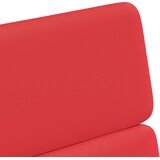  Blagovačke stolice s kotačima 2 pcs Crvena 58 x 65 x 98 cm | shoptok.hr