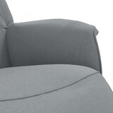 vidaXL Fotelj z oporo za noge svetlo sivo blago | Shoptok.si
