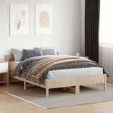 vidaXL Posteljni okvir z vzglavjem 160x200 cm trdna borovina | Shoptok.si