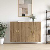 vidaXL Ogreti omarice s polico 2 pcs artisan hrast 69,5 x 34 x 90 cm Cene