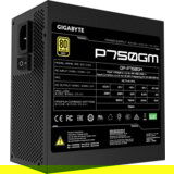Gigabyte PSU 750W Gold Modular80+ GOLD;Fully Modular;8xSATA,3x4Pin,1xFloppy, 4xPCIe 6+2 Pin | Eponuda.ba