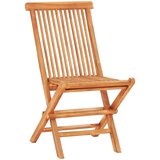  3-dijelni bistro set s bež jastucima od masivne tikovine | shoptok.hr