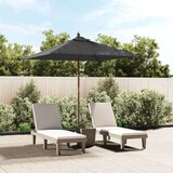 vidaXL Vrtni senčnik z lesenim drogom antraciten 198x198x231 cm | Shoptok.si