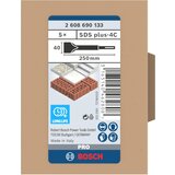 Bosch Set lopatastih dleta 40x250 mm 5/1 Bosch PRO SDS plus-4C (2608690133) | ePonuda.com