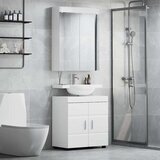  Set namještaja za kupaonicu TULUM 2 pcs Visoki sjaj bijela | shoptok.hr