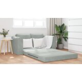  Kauč na kat 2-u-1 svjetlosivi 148x71x83 cm baršun | shoptok.hr