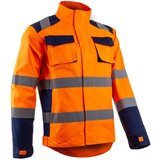 Signalizirajuća za&amp;scaron;titna Hi-viz jakna HIBANA narančasto-plava, vel. M Slike