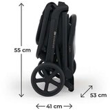 Kinderkraft kolica NUBI 3 MIDNIGHT BLACK | ePonuda.com