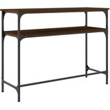  Konzolni stol boja hrasta 100 x 35,5 x 75 cm konstruirano drvo Smeđa | shoptok.hr