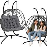 Lean Toys Dvosedežni viseči gugalni stol Garden Cocoon LEAN Cushions Swing | Shoptok.si