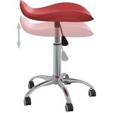 vidaXL Salonski stolček vinsko rdeče umetno usnje | Shoptok.si