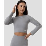 GymBeam Ženski crop top Ribbed Flo Grey | Eponuda.ba