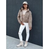 DStreet Kurtka damska krótka CELESTIAL kamelowa | shoptok.hr