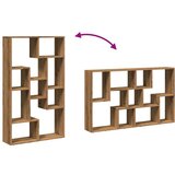 vidaXL Knjižna omara artisan hrast 72x20x120 cm inženirski les | Shoptok.si